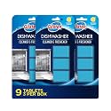 Glisten Dishwasher Cleaner and Freshener, Lemon Scent Deodorizer, 9 Tablets