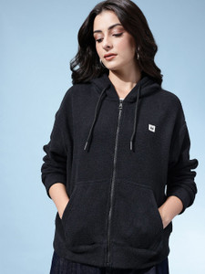 Glitchez Full Sleeve Solid Women Sweatshirt