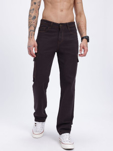 Glitchez Regular Men Black Jeans