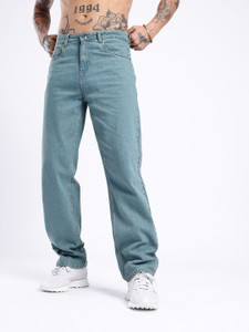 Glitchez Straight Fit Men Blue Jeans