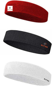 glitter head band head band red black white