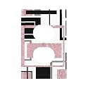 Glitter Pink Grey W hite Geomtric Decorative 1 Gang Receptacle Outlet Cover Electrical Duplex Wall Plate Single Duplex Wall Plate Light Switch Cover