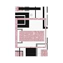 Glitter Pink Grey W hite Geomtric Decorative 1-Gang No Device Wall Plate Blank Outlet Covers Light Switch Cover Switchplate Electrical Faceplate Bedroom Decorate