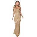 Womens Sparkly Rhinestone Dress Long Prom Dresses