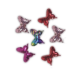 aj fashion glitter sparkle hair clips for kids girlshair clips for girl multi colorsparkly sequins alligator clips for baby girls teens and toddlers pack of 10