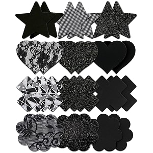 Glitters Pasties Rave Pack Nipple Covers Stickers