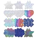 Glitters Pasties Rave Pack Nipple Covers Stickers Disposable Sticky Breast Petals Bra Set for Women Rave Outfit Party