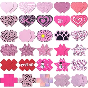 Glitters Pasties Rave Pack Nipple Covers Stickers