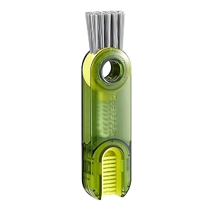 3 in 1 tiny bottle cup lid detail brush straw cleaner tools milk feeding bottle nipple cleaner multi-functional cleaning brush