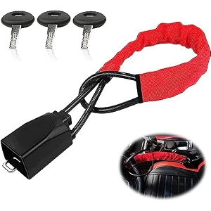 heavy duty steering wheel lock seat belt lock anti-theft car lock with 3 keys car truck suv van securitysafety steering lock