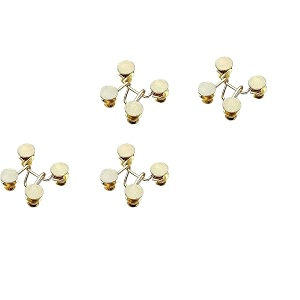 adjustable waist buckle for loose jeans pants pearl detachable instant jeans button pins waist tightener set make the waist fit for skirt pants robe 4pcs golden