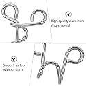 GLNRM GLNRM Adjustable Waist Buckle for Loose Jeans Pants, Pearl Detachable Instant Jeans Button Pins Waist Tightener Set, Make The Waist Fit for Skirt Pants Robe (2pcs, White)