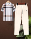 Gloabal Nomad Men Striped White Beige Night