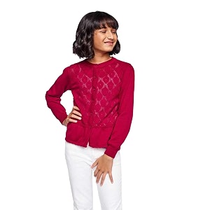 global desi girl girl39s regular fit tunic shirt r306tpfk_red 5-6 yrs