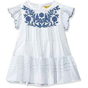 global desi girl girl39s regular fit tunic shirt r519tpyd_white 5-6 yrs