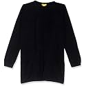Global Desi Girl Girl's Regular Fit Tunic Shirt (772SHRFK_Black 3-4 Yrs)