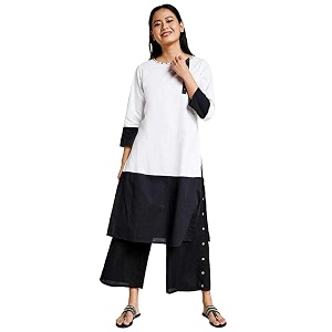 global desi Womens Cotton Regular Tunic Shirt