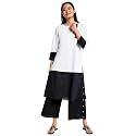 global desi Women39s Cotton Regular Tunic Shirt