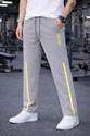 GLOBAL NOMAD Striped Men Grey Track Pants