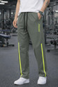 GLOBAL NOMAD Striped Men Grey Track Pants
