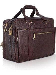 global senate men brown brown messenger bag
