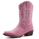 GLOBALWIN Cowboy Boots for Women Mid-Calf Western