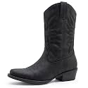 GLOBALWIN Cowboy Boots for Women Mid-Calf Western