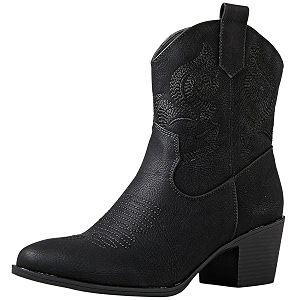 GLOBALWIN Cowboy Boots For Women Short Ankle