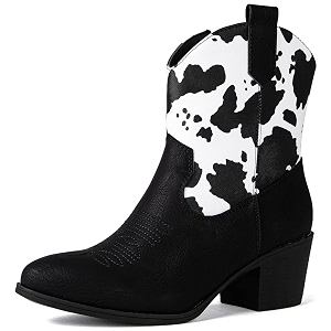 GLOBALWIN Cowboy Boots For Women Short Ankle