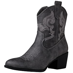 GLOBALWIN Cowboy Boots For Women Short Ankle
