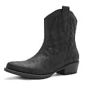 GLOBALWIN Cowboy Boots For Women Short Ankle