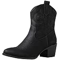 GLOBALWIN Cowboy Boots For Women Short Ankle