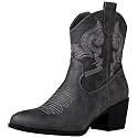 GLOBALWIN Cowboy Boots For Women Short Ankle
