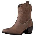 GLOBALWIN Cowboy Boots For Women Short Ankle