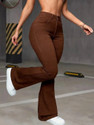 GLOBENAUT Flared Women Brown Jeans