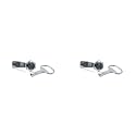 GLOBOMOTIVE Drawer Glovebox Metal Security Panel Lock with Key (Size: 25 mm, Pack of 2)