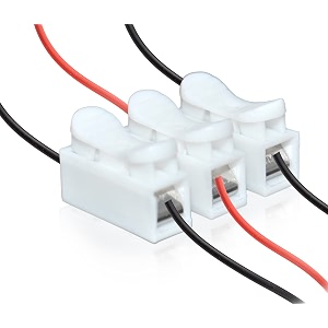 globomotive electrical quick push cable connector  high pressure resistant splice lock wire terminals push connector 3 way pack of 30