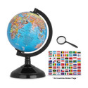 Globus 405N GLOBE WITH MAGNIFYING GLASS DESK AND TABLE TOP PHYSICAL World Globe