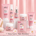 Globus Naturals Rice Ceramide Korean Glass Skin 7-Step Kit | For Soft, Glowing & Healthy Skin