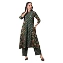 Globus Women39s Floral Cotton Cambric Kurta Set