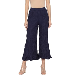 Globus Women Casual Loose Fit Cropped Parallel