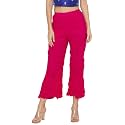 Globus Women Casual Loose Fit Cropped Parallel