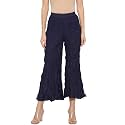 Globus Women Casual Loose Fit Cropped Parallel