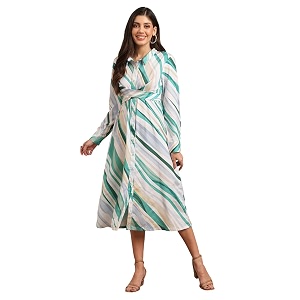 Globus Women Dress 8909389009395 Green L