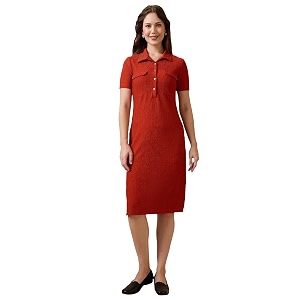 Globus Women Dress GS583104 Brown S