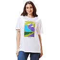 Globus Women Ivory Typography Print Round Neck