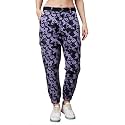 Globus Women Lavender Camo Printed Mid-Rise Regular