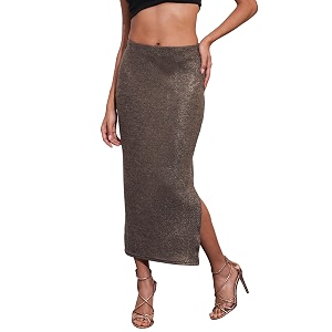 Globus Women Skirt GS571954 Ivory Sheen 28