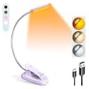 Glocusent Willow Book Light for Reading in Bed, 10 LED Bright Reading Light