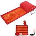 Glooglitter 10 ft RV Heated Sewer Hose Cover RV Sewer Hose Kit -20°F Rvs Heated Waste Discharge Hosepipe, Heating Sleeve for Rvs Camper Accessories, Not Including Hosepipe(Red)